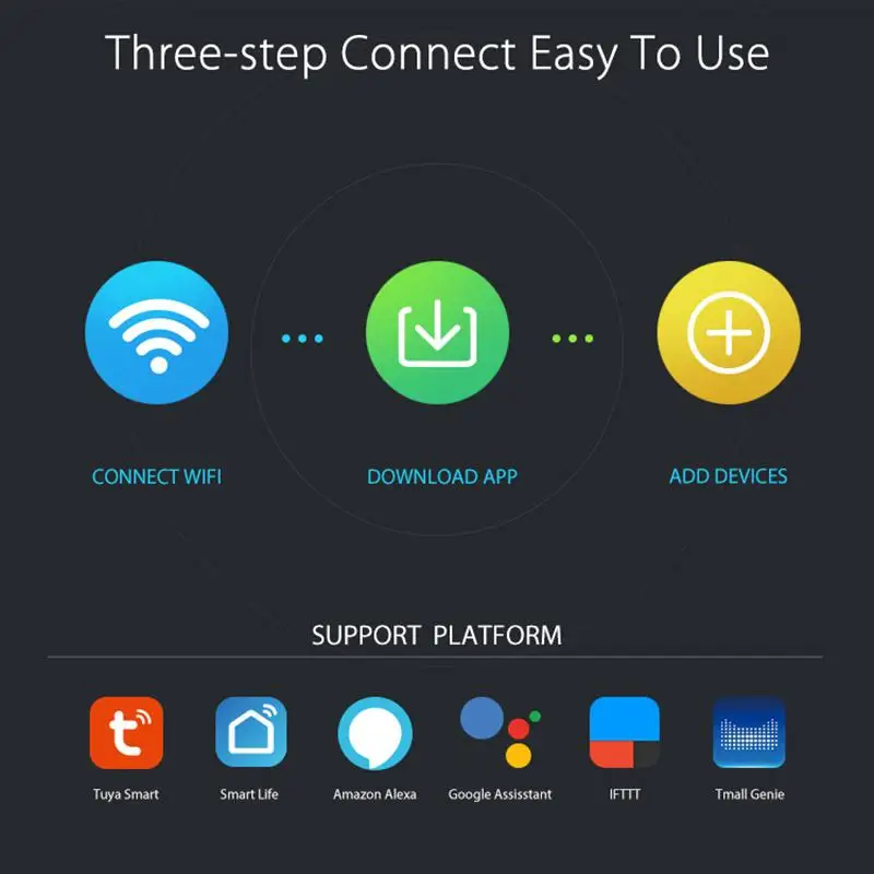 Смарт-Беспроводной Wi-Fi сирена Сенсор c usb-разъемом и сигнализацией работы для Alexa Echo Google белый(LCJ00478