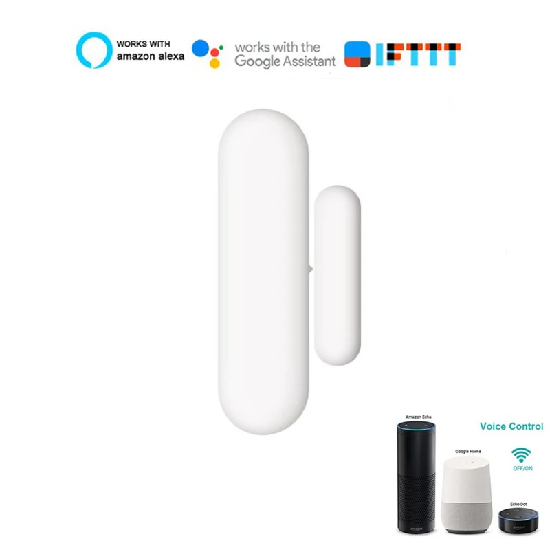 

Home Door/Window Detector WiFi App Notification Alerts Battery Operated Home Security Sensor for home security
