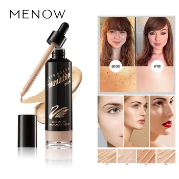 

Menow F637 Concealer Oil Control Small Drops Liquid Foundation Transparent Non Sensitive Milky Muscle Quick Dermabrasion Natural