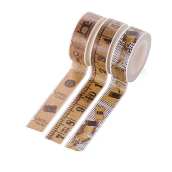 

Hot Japanese Paper Washi Tape Adhesive Album Tape Retro Cartoon Character DIY Scrapbooking Sticker Label Masking Tape