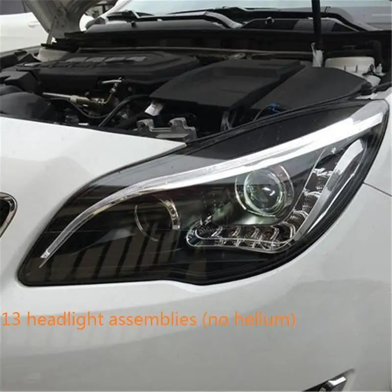 Наружные Drl дневные Neblineros Luces Para Авто Стайлинг светодиодные ходовые Автомобильные фары передние противотуманные фары 13 для Buick Regal - Цвет: Number 6