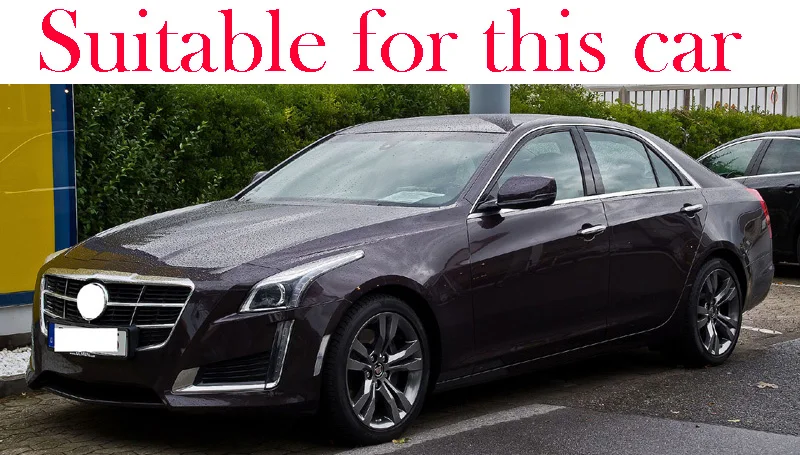 Для Cadillac CTS- автомобильные аксессуары пластиковый внешний козырек вентиляционные Шторы окно Защита от солнца и дождя дефлектор 4 шт