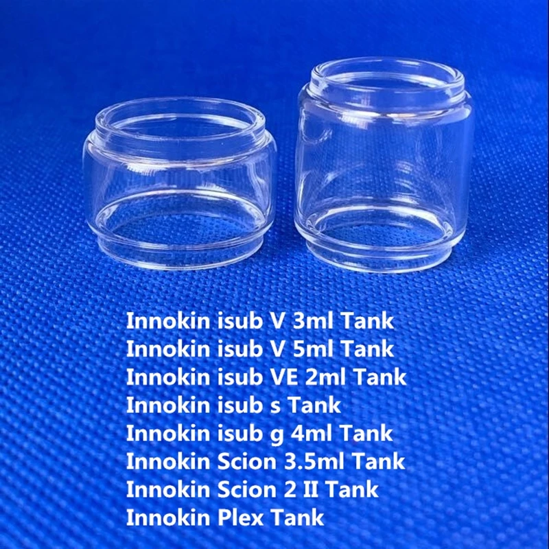 Innokin Isub V Ve S G Scion 2 Ii Plex Tank Replacement Normal Bulb Tube 2ml 3ml 3 5ml 4ml 5ml 6ml Shisha Pipes Accessories Aliexpress