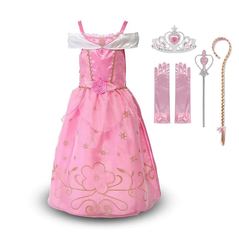 

Aurora Princess Girls Dress Kids Dresses for Girls Christmas Dress Up Costume Party Girl Clothes New Year Elegant 2020 New