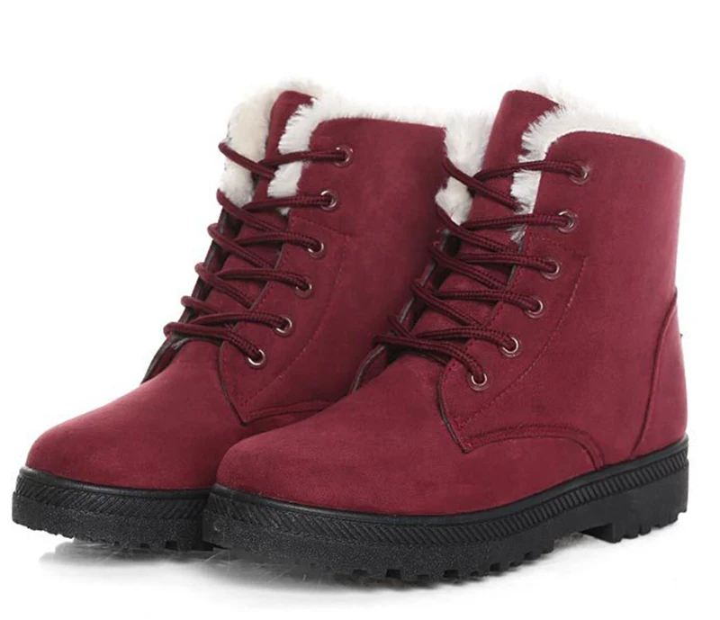 Womens boot inverno tornozelo boot para as