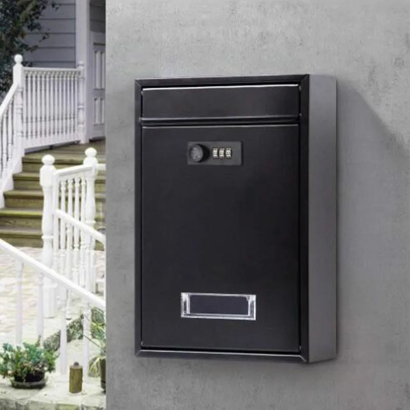 Новый 12 дюймов ментальный кодовый замок винтажный Drop Letterbox Настенный навесной
