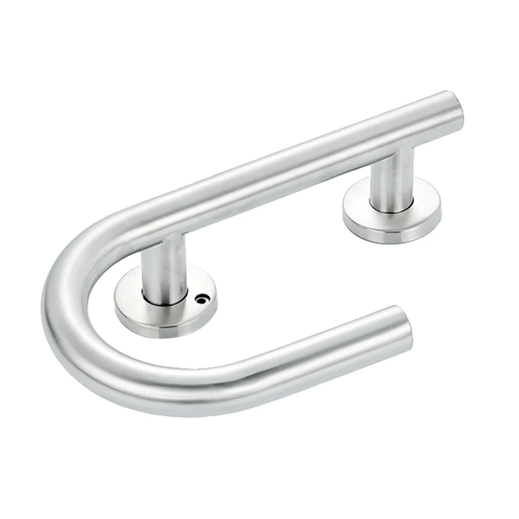 Stainless Steel Bathroom Handicap Elderly Grab Bar Safety Bath Shower Support Rail Handle Toilet Paper Holder