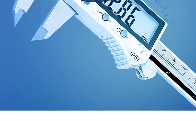 caliper digital display lcd mea