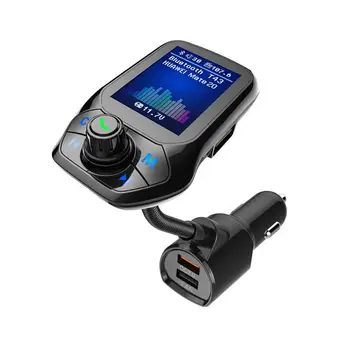 

Car MP3 Player Bluetooth Cigarette Lighter Charger Auto Dual USB Charge Hand-frees Play Music Phone Call CVC Noise Cancellation