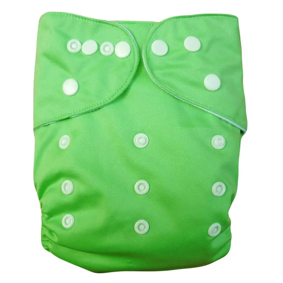 B11 ALVABABY многоразовые одноцветные подгузники с карманами, моющиеся детские подгузники, детские тканевые подгузники унисекс со вставкой из микрофибры, 1 шт - Цвет: B11