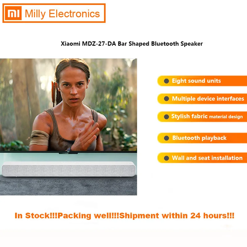 

Original Xiaomi Bluetooth TV Sound Bar Wireless Speaker Soundbar Support Optical SPDIF AUX in for Home Theatre