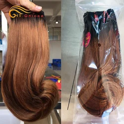 Ombre Bundles Curly Human Hair Bundles Peruvian Hair 3/4 Bundles Deal Super Double Drawn Hair Raw Virgin Hair Bouncy Curly Hair
