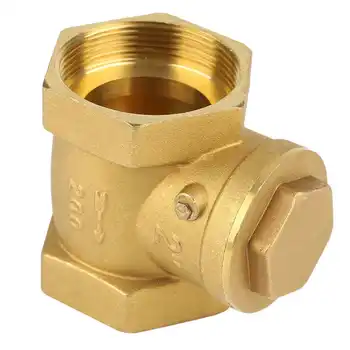 

DN50 Female Thread Brass One-Way Non-return Swing Check Valve 232PSI Prevent