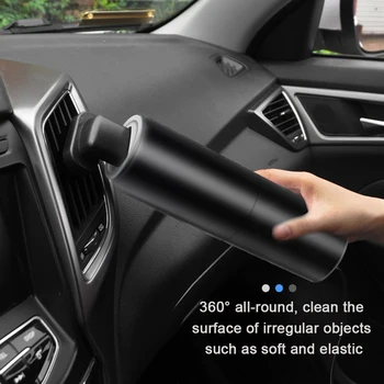 

12V Mini Car Suction Vacuum Cleaner Handheld Cylinder Dust Cleaner Dry Wet Duel Use Strong Suction Practical Low Noise New