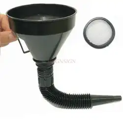Mangueira multi purpose multi purpose óleo recebendo boca longa com filtro trole tanque de combustível enema vinho carro funil de combustível dedicado
