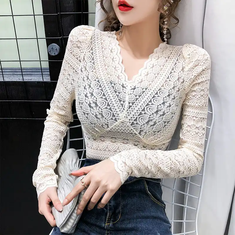 lace elegant tops