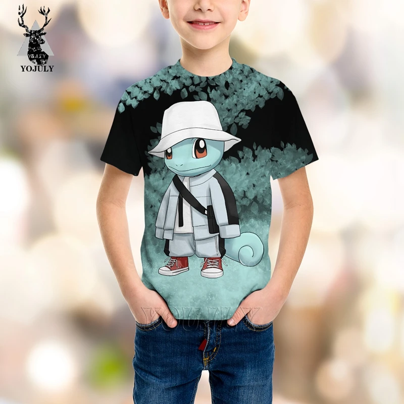 Детская рубашка с изображением капитана Tsubasa модная детская одежда футболка детская одежда с объемным рисунком Детские футболки bobo modis/Одежда для мальчиков и девочек C11 - Цвет: 16