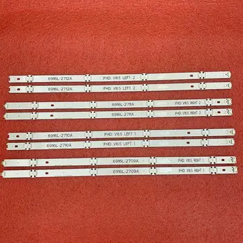 

10set=80 PCS LED backlight strip for LG 49UH603V 49UH620V 49UH610V 6916L-2705A 2706A 2707A 2708A 6916L-2709A 2710A 2711A 2712A