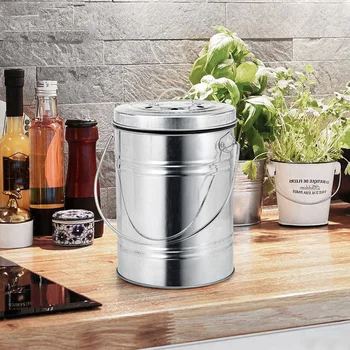 

Hot Compost Bin Activated carbon Recycle Composter Aerated Bin Organic Homemade Trash Can Bucket Home Garden Food Waste Bins