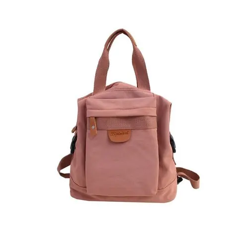 Лето, и древний школьный рюкзак ins, Япония и Южная Корея, школьный городок, простой рюкзак джокер - Цвет: Розовый