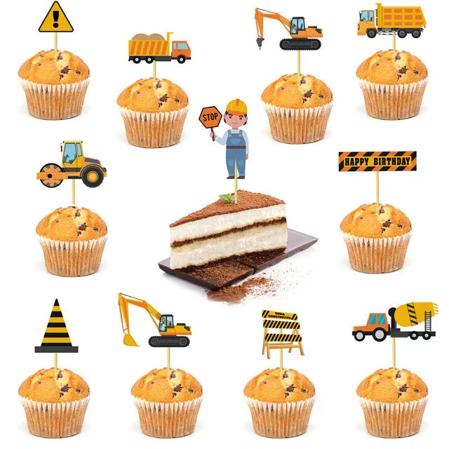 LAPONO 22 pcs Decorazioni Torta Compleanno per Ragazzi Decorazione
