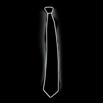 

Wire Tie Flashing Cosplay LED Tie Costume Necktie Glowing Tie DJ Bar Dance Carnival Party Masks Cool Prop Adjustable neck sizing
