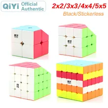 QiYi 2x2x2 3x3x3, 4x4x4, 5x5x5, волшебный куб, 2x2/oneplus 3/OnePlus x 3 4x4 5x5 Neo Скорость кубики Пазлы антистресс развивающие игрушки для детей подарок