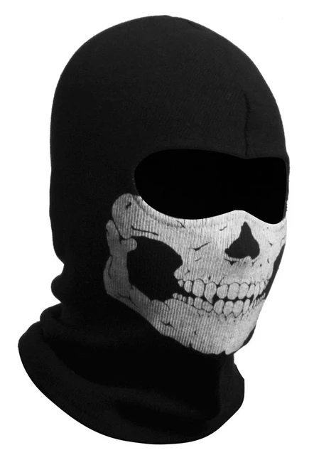 Novo fantasma preto simon riley crânio balaclava esqui capa