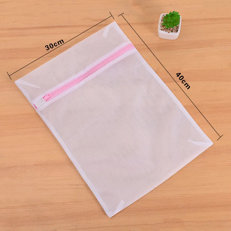 30*40cm Washing Machine Specialized Underwear Washing Bag Mesh Bag Bra Washing Care Laundry Bag