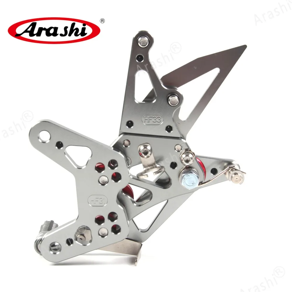 Arashi для KAWASAKI NINJA ZX6R 2007-2008 1 комплект ЧПУ Регулируемая подножка подножки ZX-6R ZX 6R 2007 2008 Rearset подставка для ног Мотоцикл