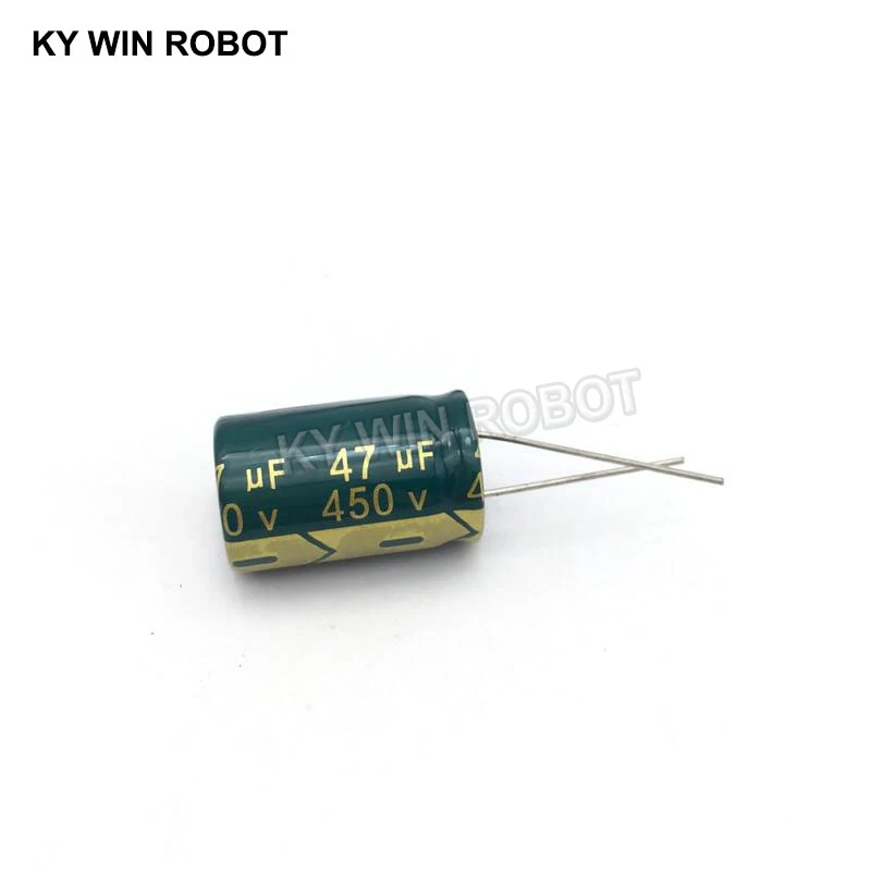 5 pcs Aluminum electrolytic capacitor 47 uF 450 V 16 * 25 mm frekuensi tinggi Radial Electrolytic kapasitor electrolytic capacitor aluminum electrolytic capacitor