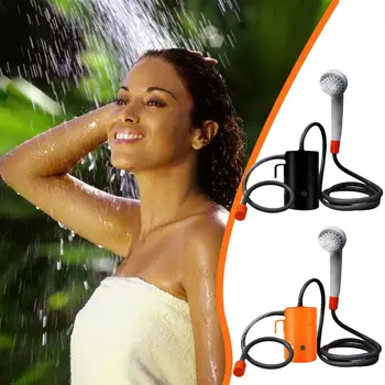 

Camping Shower Bag Electric Outdoor Shower Water Bag Kit For Travel Car Washing Camping Hiking Flowering Plants Watering