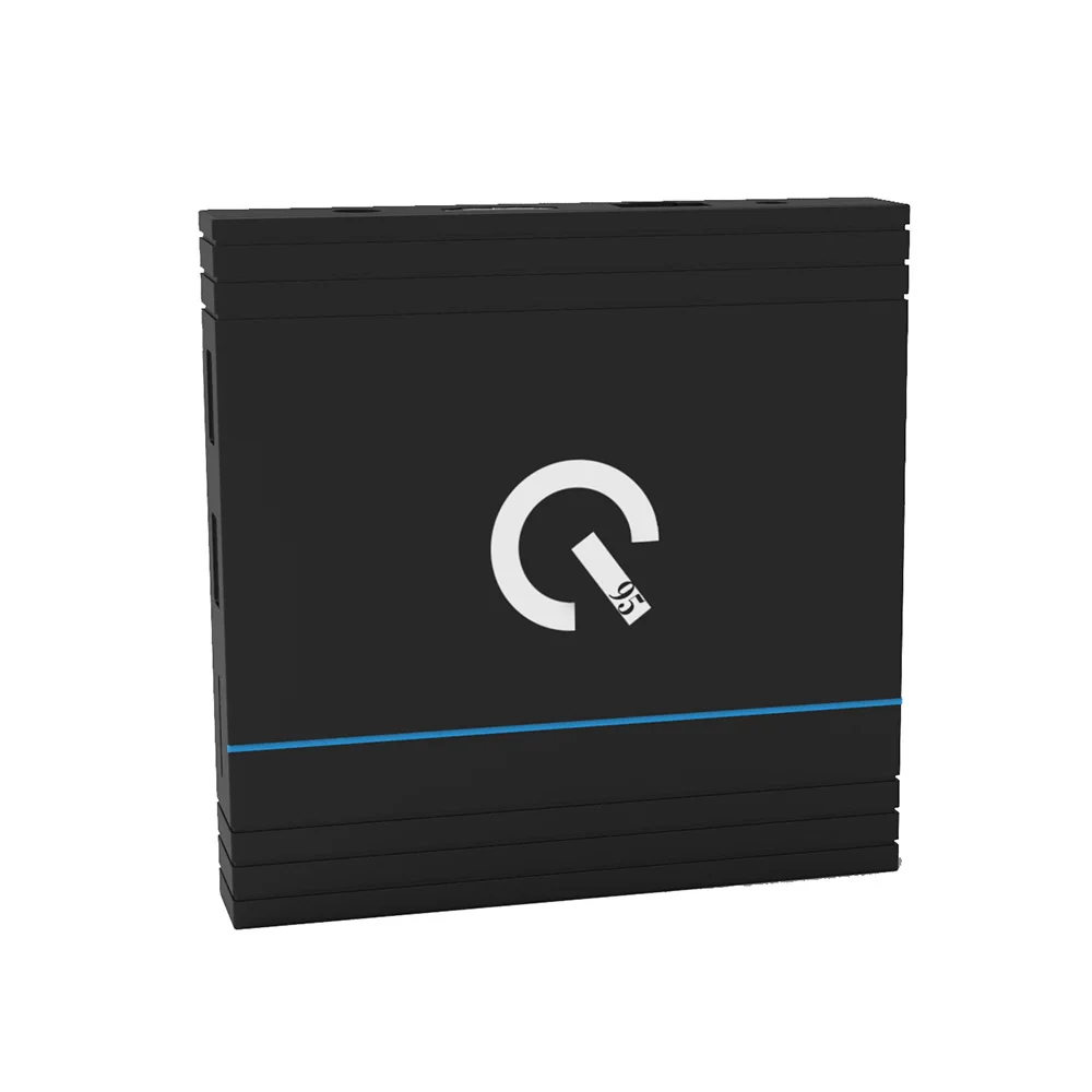 Q95 ТВ приставка Android 9,0 Amlogic S905x3 4GB 64GB Netflix 4k Youtube BT4.1 2,4g& 5,0 Wifi Smart Prev для ТВ с пультом дистанционного управления