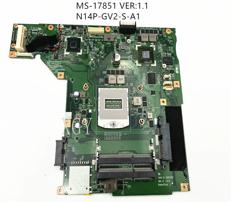 Ms1758 Ms17581 Ver1.1 Original For Msi Cx70 Gp70 Laptop Motherboard