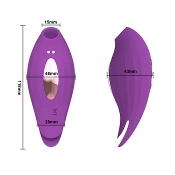 Erotic Clitoris Stimulator Nipple Clamps Sucking Vibrators For Women Masturbator Female Sex Toys Adults Products Machine Shop 5