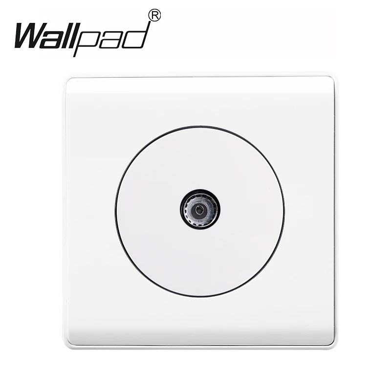 Tv Jack настенная розетка Wallpad пластиковые ТВ принадлежности для прокладки кабелей