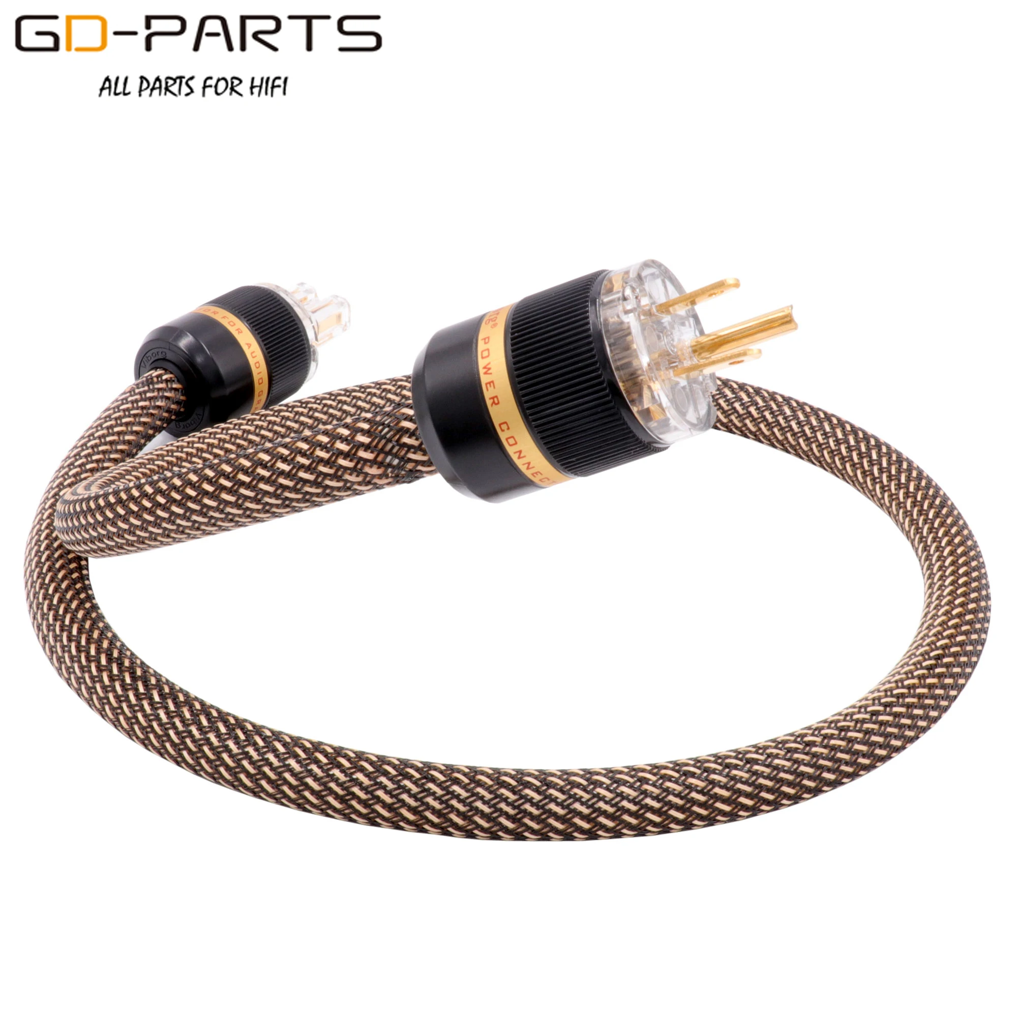 MPS 6N OCC AC Кабель питания Шнур US разъемы питания AC125V 15A Hifi аудио DIY DVD усилитель высокого класса шнур питания провод 1 шт./лот