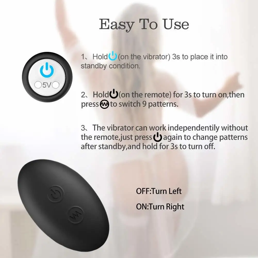 Plug Training Set Vibratori Anali Telecomando 9 Modalità di Vibrazione Giocattoli Sessuali con Base a Ventosa per Uomo,_voghion.com