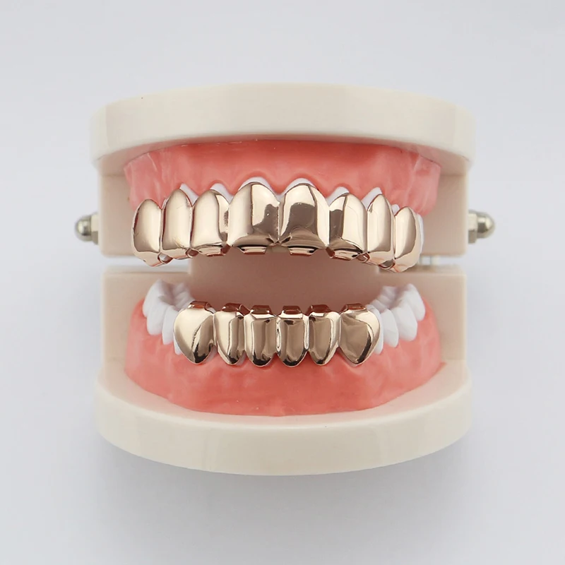 Dental Top Bottom Mouth Silver Color Teeth Grills Tooth Caps Hip Hop Set for Unisex Body Jewelry AliExpress