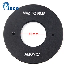 Внутренняя резьба Pixco: RMS (20 мм) адаптер объектива для RMS Royal Microscopy Society Lens to M42 Mount Inside Thread rms Внутренняя резьба Pixco: RMS (20 мм) адаптер объектива для RMS Royal Microscopy Society Lens to M42 Mount Inside Thread rms
