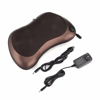 

Neck Waist Back Leg Body Massager Dual-use Car Home Massage Pillow Cushion Electric Infrared Heating Massager hot