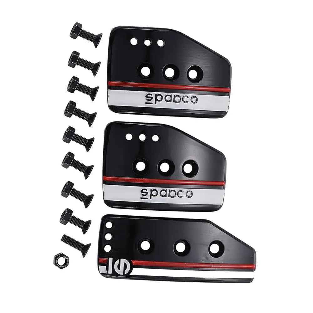 3pcs Manual Car Clutch Brake Accelerator Foot Pedals Cover Treadle