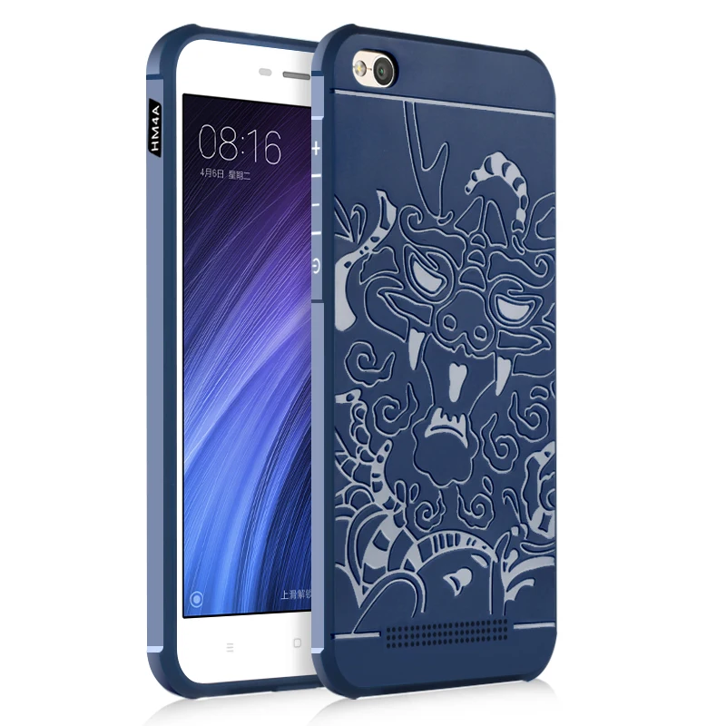 

Matte Frosted 3D Dragon Armor Case Cover Soft Colors Back Cover For Xiaomi MiA1 Mi 5X Xiao Mi A1 Cases Phone Coque