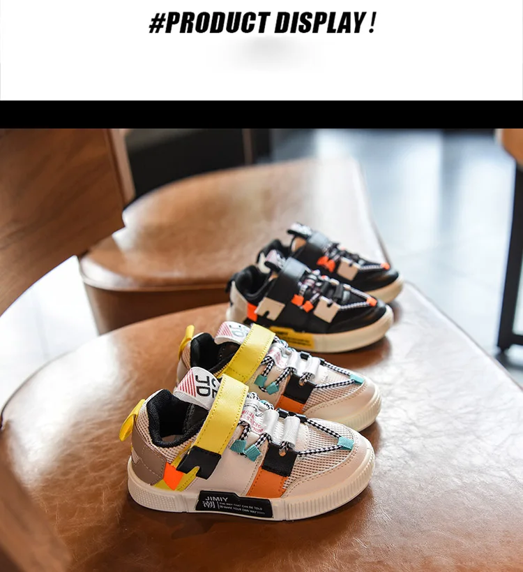Bakkotie Boys Kids Autumn Sports Shoes Baby Girls Fashion Sneakers Children Breathable Non-Slip Black Casual Running Shoes