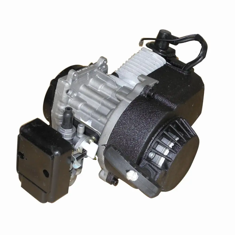1E44-6 49cc 2 Stroke engine with gearbox for mini dirt bike Pocket bike atv Easy pull starter