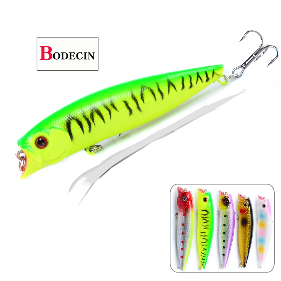 Diving Crankbait Fish Popper Hard Plastic Bait Fishing Lures Minnow Bass Tackle