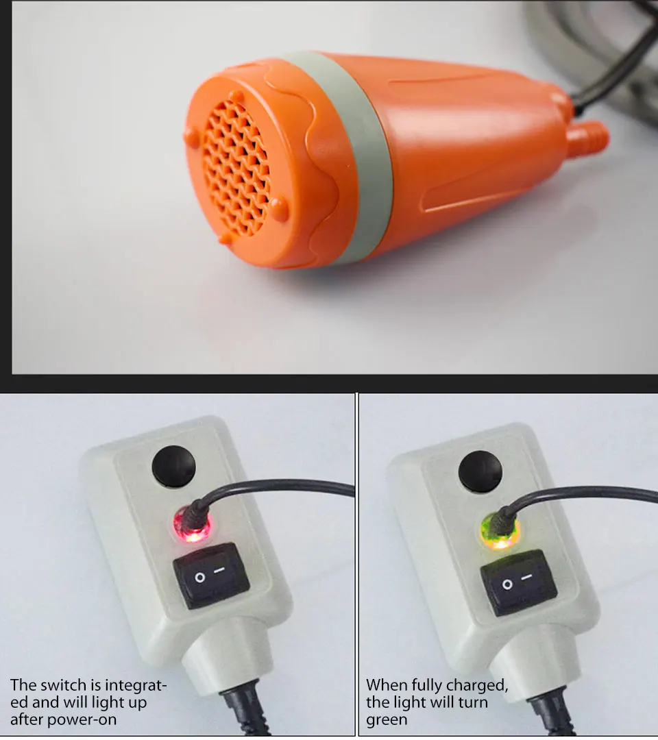 Portable Camping ShowerCar Washer 3.7V Wireless Car Shower DC pump pressure shower Outdoor Travel Caravan Van Pet Water Tank (8)