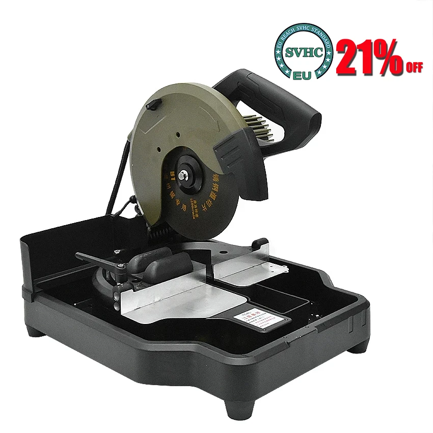 Máquina de corte de 1500W, sierra Circular mano de ángulos, cortadora de tubo de aluminio y Metal con rueda sierra redonda de 220V|Sierras eléctricas| -