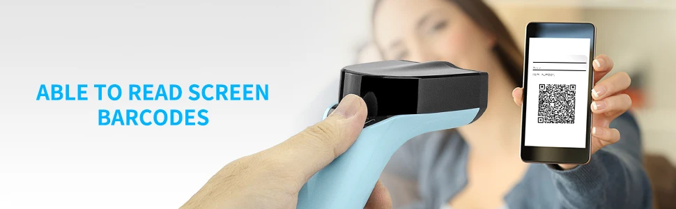 NETUM Bluetooth Barcode Scanner DS7500 Automatic Wireless 2D QR Bar Code Reader PDF417 for Mobile Payment