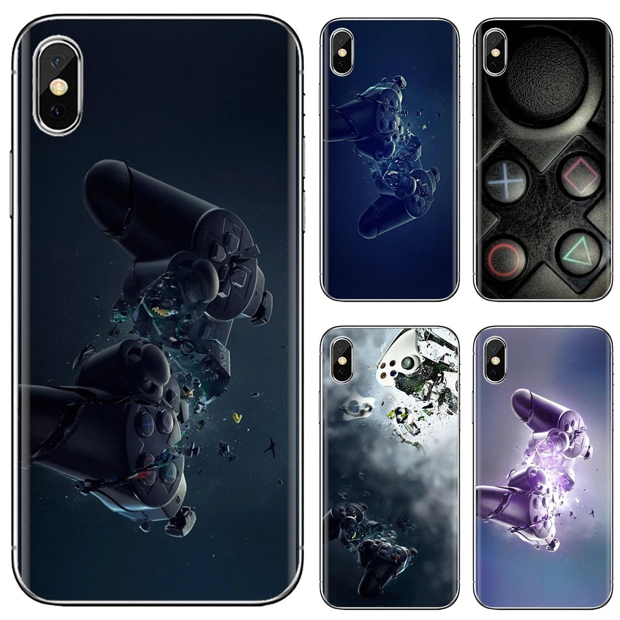 Playstation геймпад аварии для Samsung Galaxy Note 2 3 4 5 8 9 S2 S3 S4 S5 мини S6 S7 край S8 S9 плюс